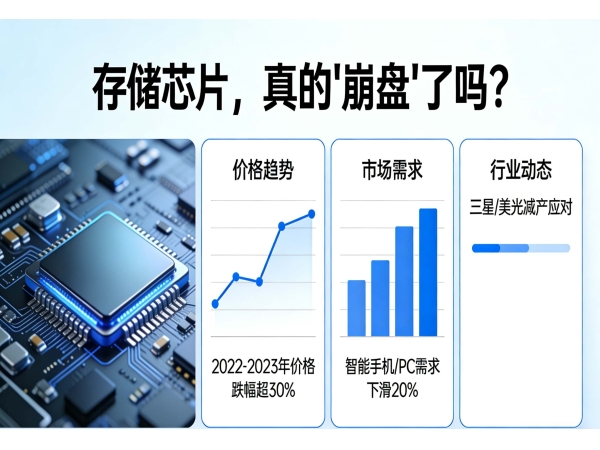 Has the memory chip market really “collapsed”?