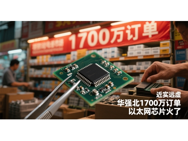 A ¥17 million order in Huaqiang North ignites the Ethernet chip market.